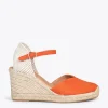 MiMaO ShopOnline NERJA – Espadrilles à Talon Haut ORANGE 23