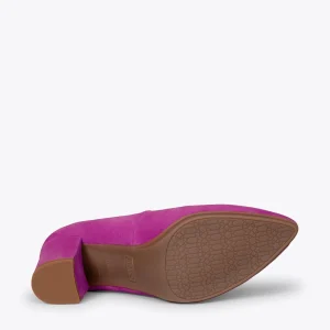 MiMaO ShopOnline URBAN S – Chaussures à Talon Moyen En Daim VIOLET 17