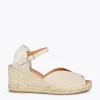 MiMaO ShopOnline SITGES – Espadrilles Compensées à Bout Ouvert BEIGE 20