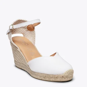 MiMaO ShopOnline NERJA VERNI – Espadrilles Compensées Talon Haut Avec Boucle BLANC 15