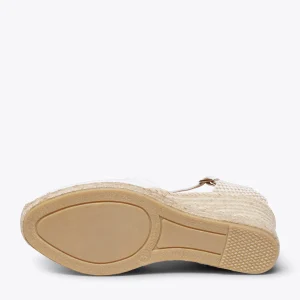 MiMaO ShopOnline NERJA VERNI – Espadrilles Compensées Talon Haut Avec Boucle BLANC 17