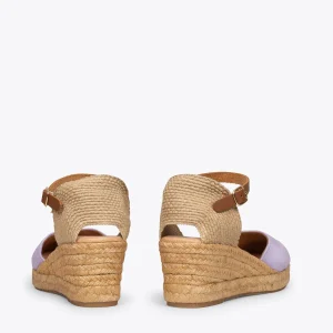 MiMaO ShopOnline ALTEA – Espadrilles à Talon Moyen MAUVE 12