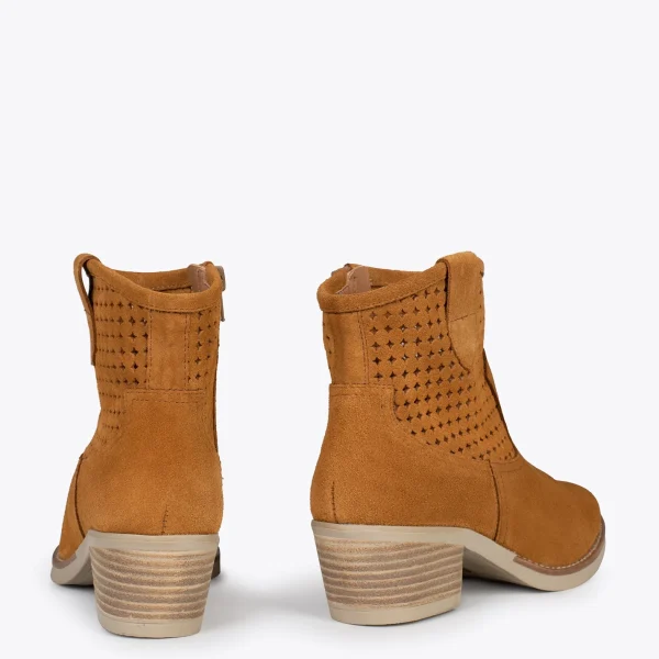 MiMaO ShopOnline HOUSTON –Bottines Western CAMEL 4