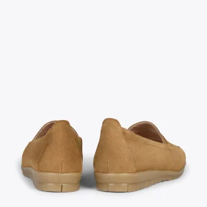 MiMaO ShopOnline 360 – Mocassins Avec Masque Et Compensé Interne CAMEL 13