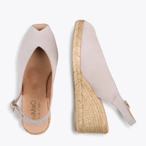 MiMaO ShopOnline MOJACAR – Espadrilles Compensées à Bride Arrière NUDE 10