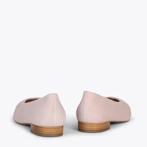 MiMaO ShopOnline MARIE – Chaussures à Talon Bas Et Bout Fin NUDE 13