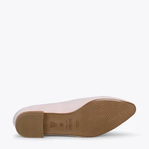 MiMaO ShopOnline MARIE – Chaussures à Talon Bas Et Bout Fin NUDE 17