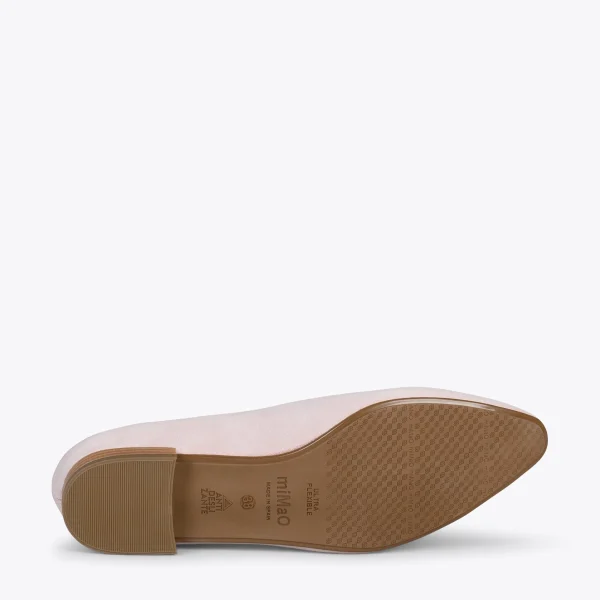 MiMaO ShopOnline MARIE – Chaussures à Talon Bas Et Bout Fin NUDE 6