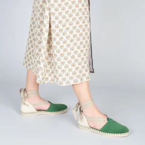 MiMaO ShopOnline ALGARVE – Espadrilles Plates Pour Femme VERT 19