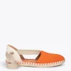 MiMaO ShopOnline ALGARVE – Espadrilles Plates Pour Femme ORANGE 20