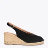 MiMaO ShopOnline MOJACAR – Espadrilles Compensées à Bride Arrière NOIR 20