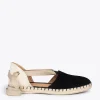 MiMaO ShopOnline ALGARVE – Espadrilles Plates Pour Femme NOIR 25