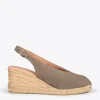 MiMaO ShopOnline MOJACAR – Espadrilles Compensées à Bride Arrière TAUPE 20