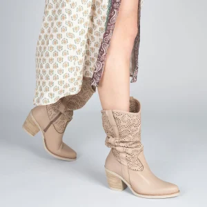 MiMaO ShopOnline AUSTIN – Santiags Ajourées TAUPE 19