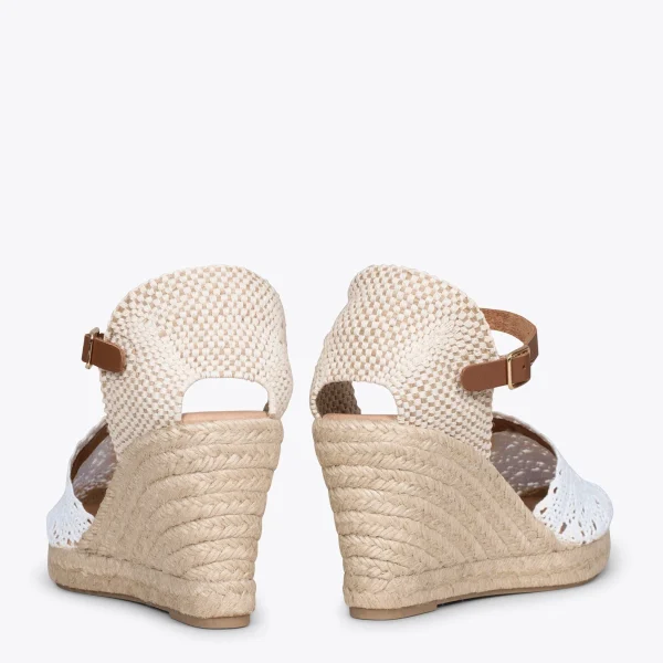 MiMaO ShopOnline IBIZA – Espadrilles En Crochet BLANC 4