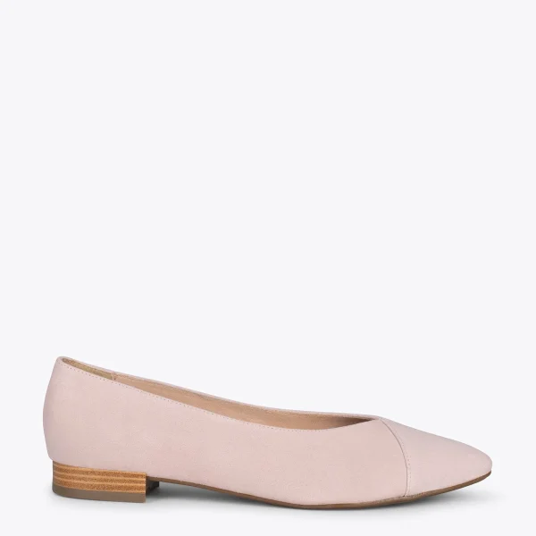 MiMaO ShopOnline MARIE – Chaussures à Talon Bas Et Bout Fin NUDE 1