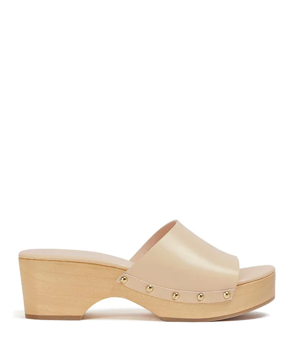 AEYDE Sabots Bobbie Cuir Beige 1